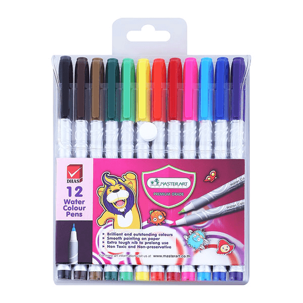 ปากกาสีเมจิก Master Art (มาสเตอร์อาร์ต) 12 สี